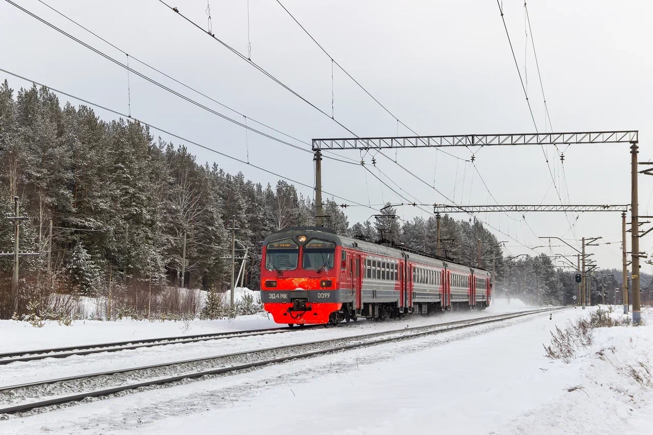 Расписание нескольких поездов в Свердловской области изменится 5 и 12 февраля
