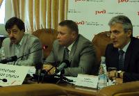 На Свердловской железной дороге прошла пресс-конференция, посвященная итогам работы магистрали за 7 месяцев 2010 года, приуроченная к Дню железнодорожника